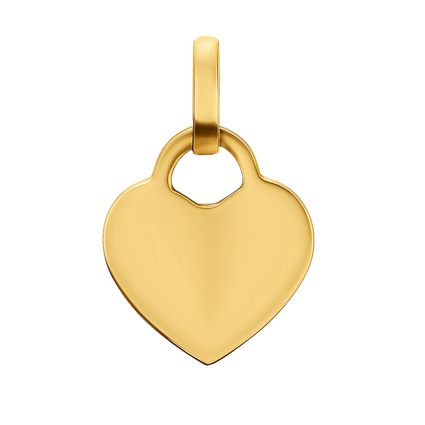 Personalizuotas Auksinis pakabukas širdelė